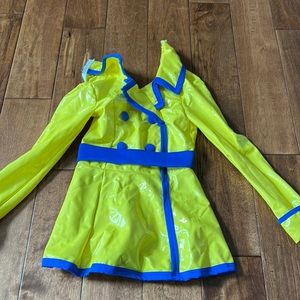 kids raincoat material tap costume